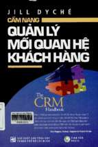 Cẩm nang quản lý mối quan hệ khách hàng the crm handbook