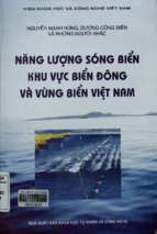 Năng lượng sóng biển khu vực biển đông và vùng biển việt nam