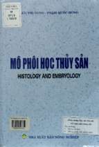 Mô phôi học thủy sản  lưu thị dung, phạm quốc hùng