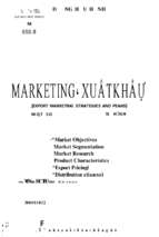 Các chiến lược và các kế hoạch marketing xuất khẩu một số trường hợp điển hình  dương hữu hạnh