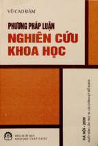 Phương pháp luận nghiên cứu khoa học vũ cao đàm