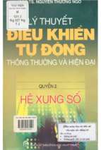 Lý thuyết điều khiển tự động thông thường và hiện đại  quyển 2 hệ xung số  nguyễn thương ngô