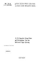 Phân tích tài chính công ty cổ phần  nguyễn năng phúc (chủ biên), nghiêm văn lợi, nguyễn ngọc quang