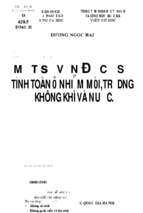 Một số vấn đề cơ sở tính toán ô nhiễm môi trường không khí và nước  dương ngọc hải