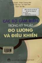 Các bộ cảm biến trong kỹ thuật đo lường và điều khiển  lê văn doanh và những người khác