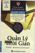 Quản lý thời gian time management  bích nga, tấn phước, phạm ngọc sáu biên dịch
