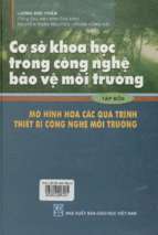 Cơ sở khoa học trong công nghệ bảo vệ môi trường