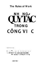 Những quy tắc trong công việc những chỉ dẫn cụ thể để mang lại thành công cá nhân richard templar; trung kiên, thanh huyền dịch