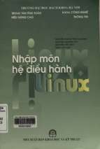 Nhập môn hệ điều hành linux  nguyễn thanh thủy (chủ biên) và những người khác