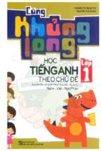 cùng khủng long học tiếng anh theo chủ đề lớp 1