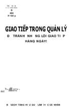 Giao tiếp trong quản lý để tránh những lỗi giao tiếp hàng ngày  pip hardy, business edge biên soạn