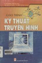 Giáo trình kỹ thuật truyền hình  dùng cho sinh viên hệ cao đẳng  đỗ hoàng tiến, bùi như phong, đinh thị kim phượng