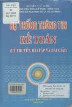 Hệ thống thông tin kế toán  lý thuyết, bài tập và bài giải (2006)  nguyễn thế hưng