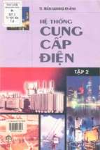 Hệ thống cung cấp điện. tập 2  trần quang khánh