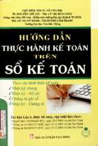 Hướng dẫn thực hành kế toán trên sổ kế toán võ văn nhị