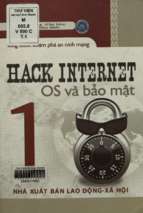 Hack internet  os và bảo mật. tập 1  vũ đình cường