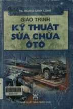 Giáo trình kỹ thuật sửa chữa ô tô