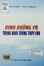 Dinh dưỡng cá trong nuôi trồng thủy sản  sena s. de silva, trevor a. anderson; lê anh tuấn biên dịch