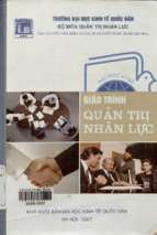 Giáo trình quản trị nhân lực  nguyễn văn điềm và các tác giả khác