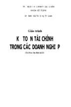 Giáo trình kế toán tài chính trong các doanh nghiệp  đặng thị loan, nguyễn minh phương và những người khác