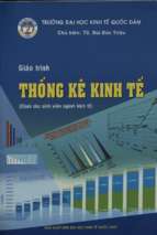 Giáo trình thống kê kinh tế  dành cho sinh viên ngành kinh tế  bùi đức triệu (chủ biên), phan công nghĩa