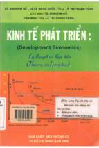 Kinh tế phát triển lý thuyết và thực tiễn  đinh phi hổ, lê ngọc uyển, lê thị thanh tùng