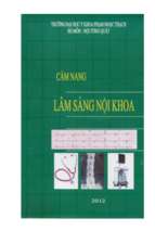 Cẩm nang lâm sàng nội khoa   dhyk pnt