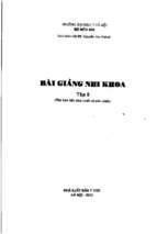 Bai giang nhi khoa t2   dh y hn (2013)