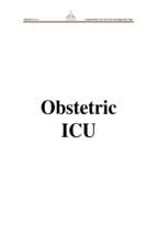 Obstatric icu ain shams university protocol
