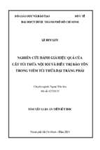 Nghiên cứu đánh giá hiệu quả của cắt túi thừa nội soi và điều trị bảo tồn trong viêm túi thừa đại tràng phải