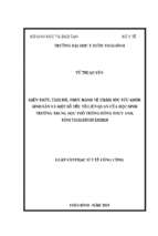 Kiến thức, thái độ, thực hành về chăm sóc sức khỏe sinh sản và một số yếu tố liên quan của học sinh trường trung học phổ thông đông thụy anh, tỉnh thái bình năm 2018.