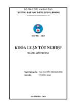 Nghiên cứu các tác động đến môi trường từ hoạt động sản xuất giấy và đề xuất biện pháp giảm thiểu .