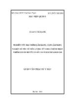 Nghiên cứu đặc điểm lâm sàng, cận lâm sàng và một số yếu tố tiên lượng tử vong ở bệnh nhân nhiễm khuẩn huyết có sốc do vi khuẩn gram âm.