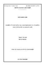 Nghiên cứu xây dựng các giải pháp quản lý lửa rừng cho vườn quốc gia hoàng liên tt