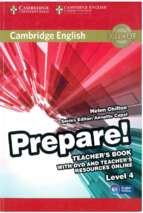 Prepare 4 teacher book