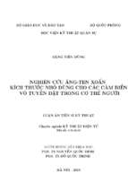 Nghiên cứu ăng  ten xoắn kích thước nhỏ dùng cho các cảm biến vô tuyến đặt trong cơ thể người