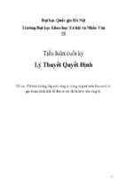 Tiểu luận cuối kỳ lý thuyết quyết định đặt tình huống, lập một công ty (công ty phát triển theo một số giai đoạn) phân tích để đưa ra các chiến lược của công ty