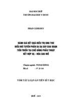 đánh giá kết quả điều trị ung thư biểu mô tuyến phần xa dạ dày giai đoạn tiến triển tại chỗ bằng phẫu thuật kết hợp xạ hóa sau mổ tt