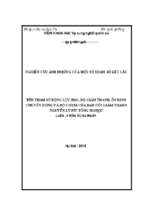 Nghiên cứu ảnh hưởng của một số tham số kết cấu đến tham số động lực học, độ giảm thanh, ổn định chuyển động và độ chụm của đạn cối giảm thanh nguyên lý pít tông ngược