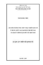 Chuyển đổi phương thức phát triển kinh tế ở trung quốc sau đại hội xviii đến nay và hàm ý chính sách đối với việt nam