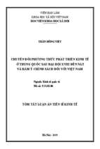 Chuyển đổi phương thức phát triển kinh tế ở trung quốc sau đại hội xviii đến nay và hàm ý chính sách đối với việt nam tt