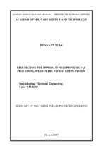 Nghiên cứu giải pháp nâng cao tốc độ xử lý tín hiệu trong hệ thống thị giác nổi tt tiếng anh