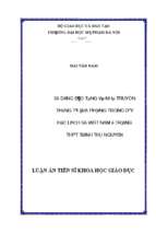 Sử dụng bảo tàng và nhà truyền thống tại địa phương trong dạy học lịch sử việt nam ở trường thpt tỉnh thái nguyên