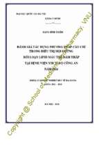 đánh giá tác dụng phương pháp cấy chỉ trong điều trị hội chứng rối loạn lipit máu thể đàm thấp tại bệnh viện yhct bộ công an năm 2016