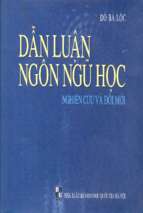 Dẫn luận ngôn ngữ học Đỗ Bá Lộc