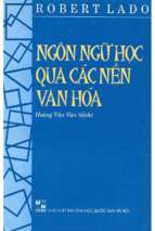 Ngôn ngữ học qua các nền văn hóa Robert Lado