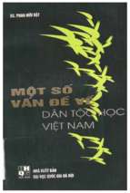 Một số vấn đề về Dân tộc học Việt Nam GS. Phan Hữu Dật