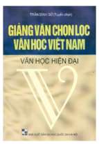 Giảng văn chọn lọc Văn học Việt Nam Văn học Hiện đại