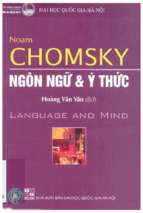 Noam Chomsky Ngôn ngữ và ý thức