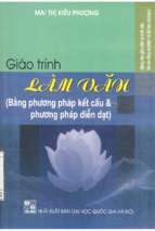 Giáo trình Làm văn Mai Thị Kiều Phương